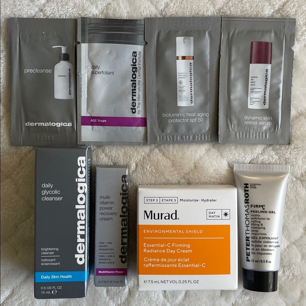 DERMALOGICA|DELUXE TRAVEL SIZE SKINCARE BUNDLE|NIB